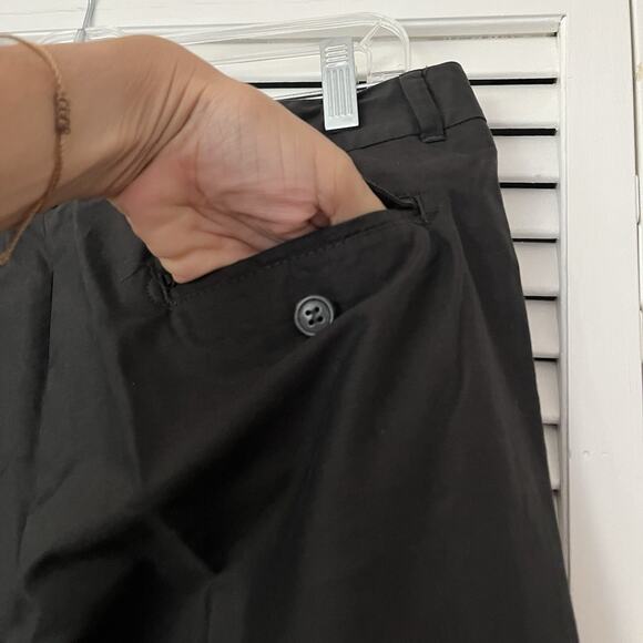 MaxMara S'MaxMara brown 100% cotton straight leg chino pants, mid-rise, size US6 - Picture 9 of 11